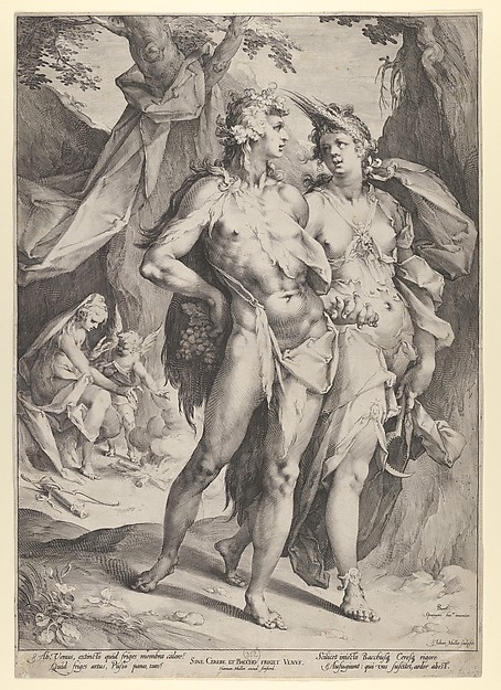 Sine Cerere et Baccho Friget Venus [Without Ceres and Bacchus Venus Grows Cold]