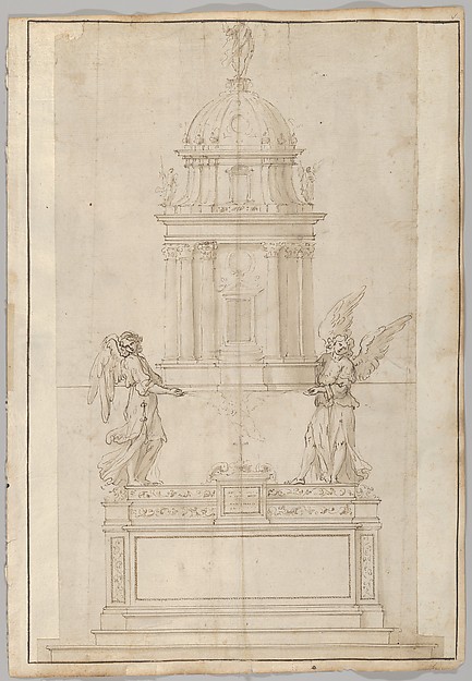 Design for the Tabernacle of the Sistine Chapel in the Santa Maria Maggiore in Rome