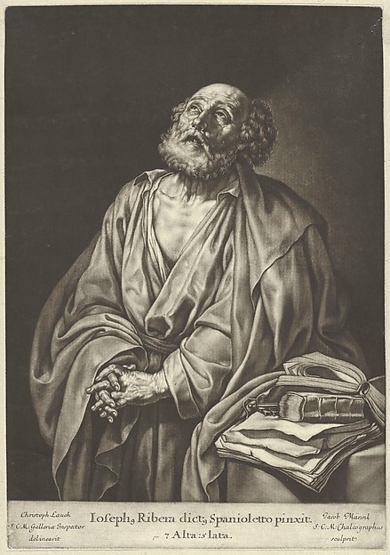 The Penitence of Saint Peter by Jeremias Gottlob Rugendas