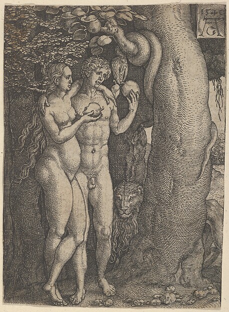 The Temptation of Adam and Eve, from "The Story of Adam and Eve"