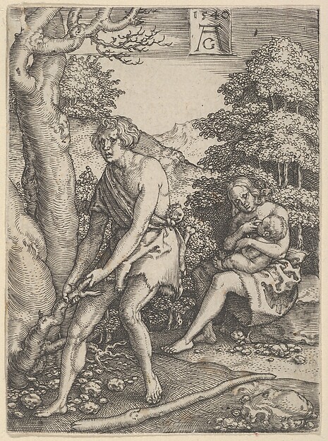 Adam and Eve at Work, from The Story of Adam and Eve