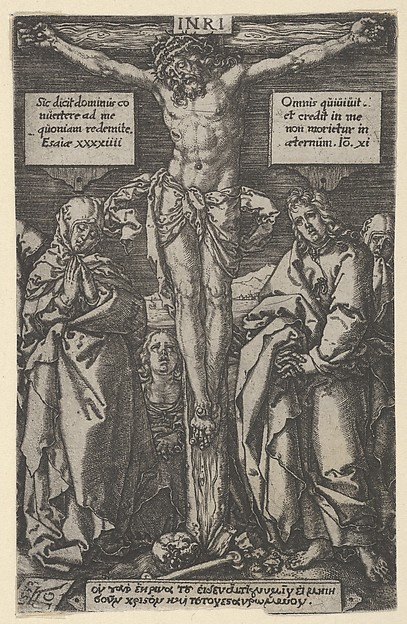 Christ on the Cross by Heinrich Aldegrever