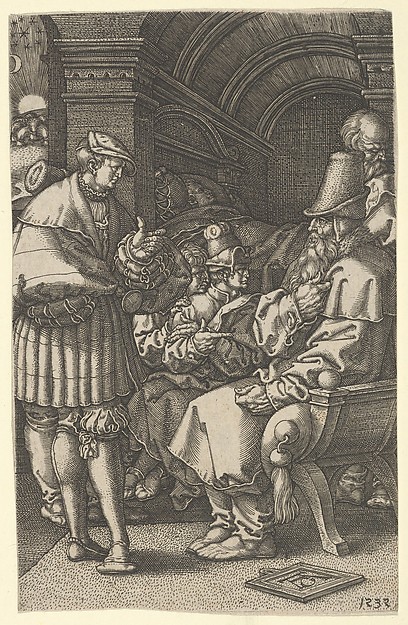 Joseph Explaining His Dreams to Jacob, from The Story of Joseph