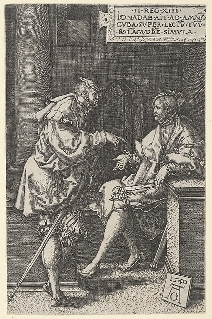 Amnon and Jonadab, from "The Story of Amnon and Tamar"