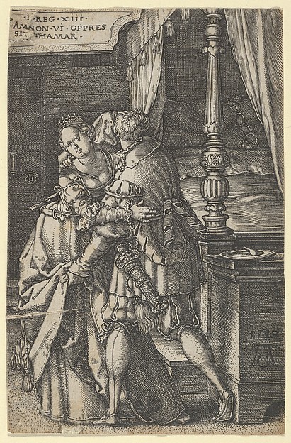Amnon Violating Tamar, from "The Story of Amnon and Tamar"