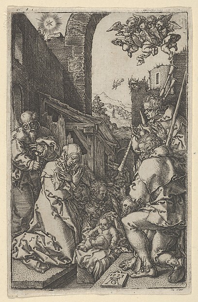 The Adoration of the Shepherds by Heinrich Aldegrever