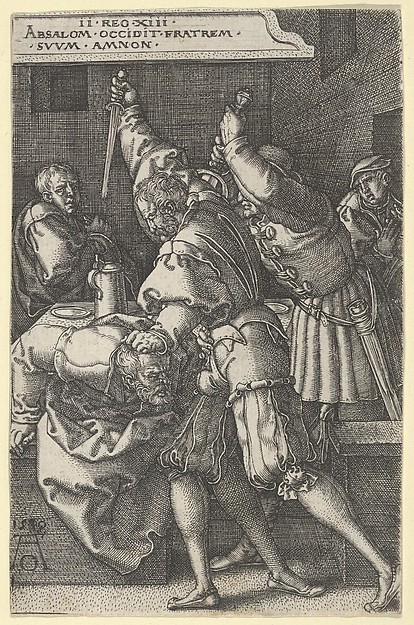 The Servants of Absalom Killing Amnon, from "The Story of Amnon and Tamar"