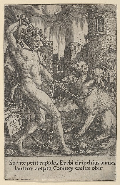 Hercules and Cerberus, from The Labors of Hercules