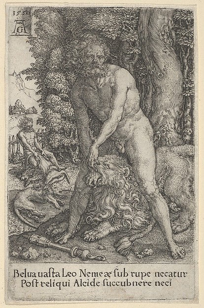 The Fight with the Nemean Lion, from The Labors of Hercules