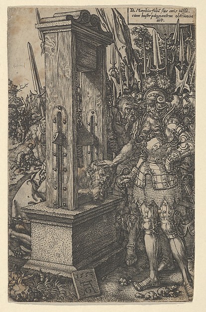 Titus Manlius Torquatus Ordering the Execution of His Son
