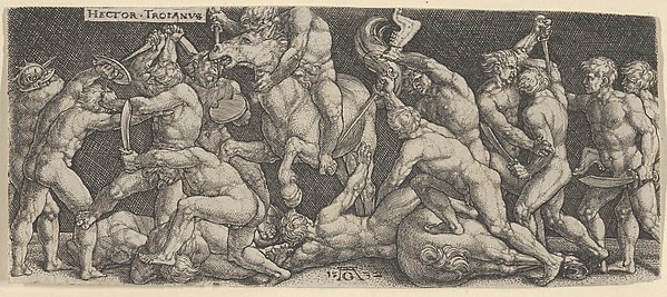 Hector Fighting the Greeks