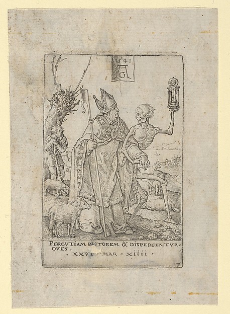 Death and the Bishop, from "The Power of Death" (Allegory of Original Sin and Death)
