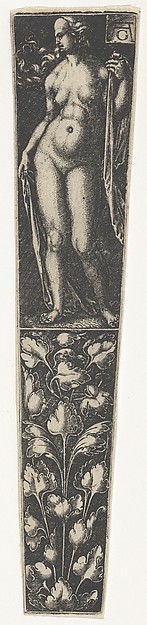 Dagger Sheath with a Nude Woman Above