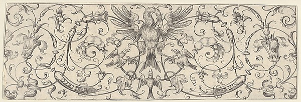 Friezes with Birds, Flowers and Meandering Wreaths and Scrolls (5)