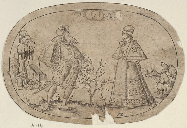 A Gentleman and a Lady, from Das Bossenbüchlein