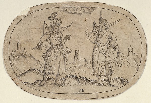 A Turkish Man and a Polish Man, from Das Bossenbüchlein