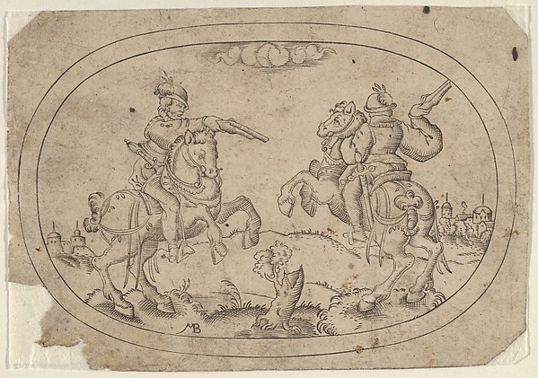 Two Riders, from Das Bossenbüchlein