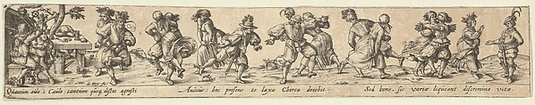 Peasant Couples Dancing