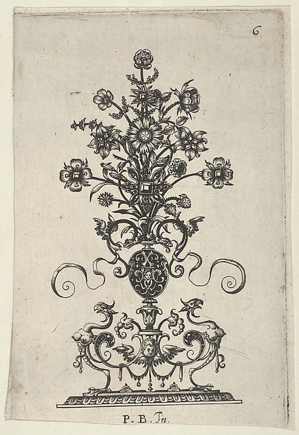 Reverse Copy of Design for a Pendant, from Ars His Myronis Nobilis Effingitus Pagellulis