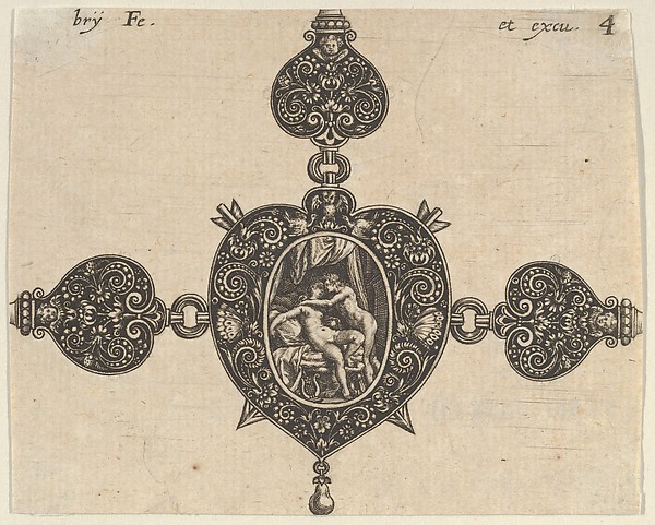 Design for a Heart-Shaped Brooch