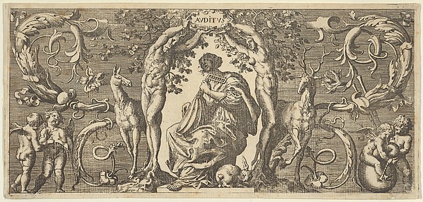 Hearing (Auditus), from Quinque Sensuum