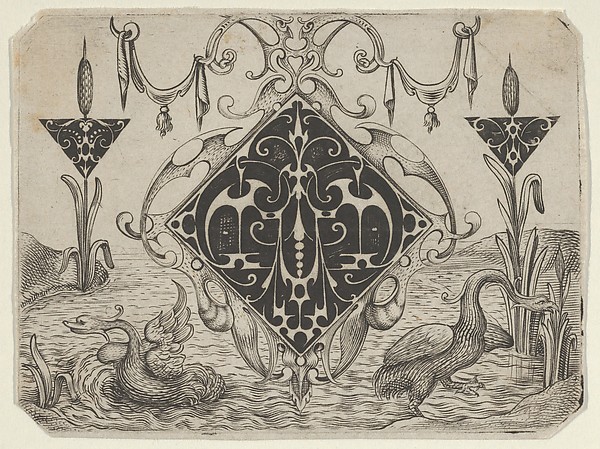 Lozenge-shaped Pendant and Two Triangular Motifs in a Riverscape