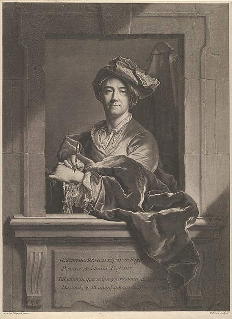 Portrait of Hyacinthe Rigaud