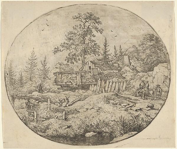 The Landscape with the Wooden Bridge