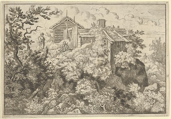 The Three Cottages on the Hill