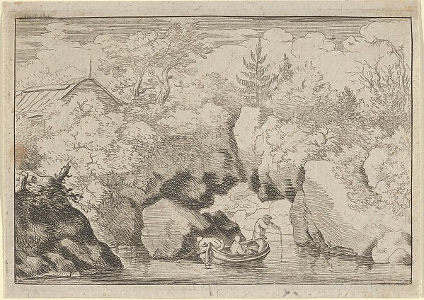 The Skiff near the Pierced Rock