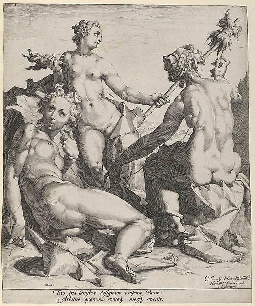 The Three Fates:  Clotho, Lachesis and Atropos