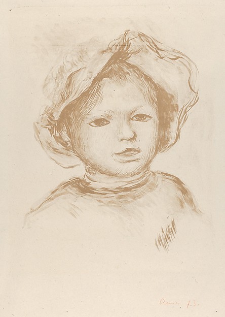 Pierre Renoir from the Front (Head of a Child / Tête d'enfant)