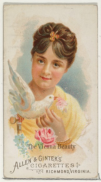 The Vienna Beauty, from World's Beauties, Series 1 (N26) for Allen & Ginter Cigarettes