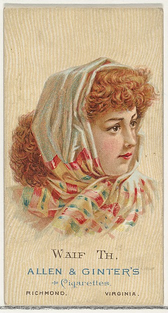 Waif Th, from World's Beauties, Series 2 (N27) for Allen & Ginter Cigarettes