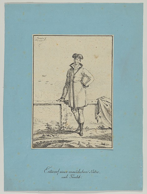 Design for a Male National Costume