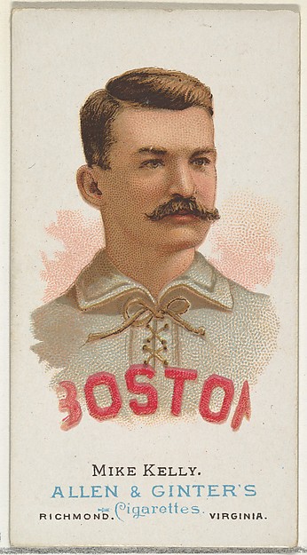 Mike "King" Kelly, Baseball Player, from World's Champions, Series 1 (N28) for Allen & Ginter Cigarettes