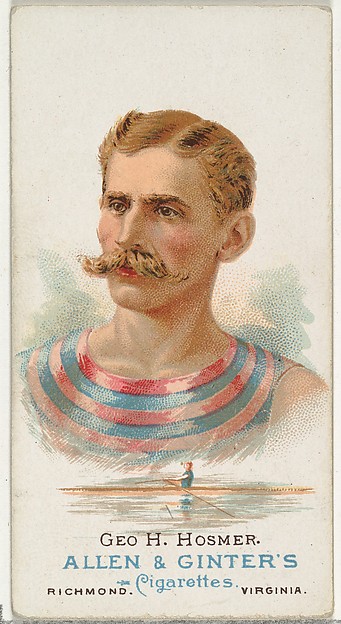 George H. Hosmer, Oarsman, from World's Champions, Series 1 (N28) for Allen & Ginter Cigarettes