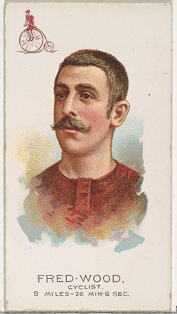 Fred Wood, Cyclist, from World's Champions, Series 2 (N29) for Allen & Ginter Cigarettes