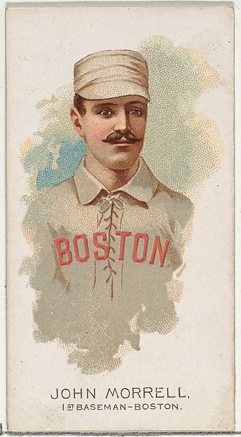 John Morrell, Baseball Player, 1st Baseman, Boston, from World's Champions, Series 2 (N29) for Allen & Ginter Cigarettes