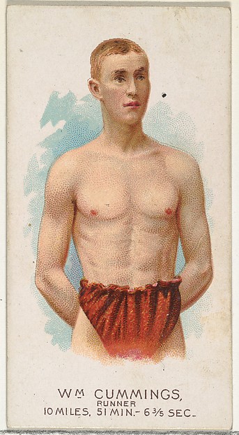 William Cummings, Runner, from World's Champions, Series 2 (N29) for Allen & Ginter Cigarettes