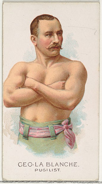 George La Blanche, Pugilist, from World's Champions, Series 2 (N29) for Allen & Ginter Cigarettes