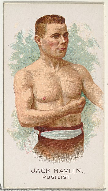 Jack Havlin, Pugilist, from World's Champions, Series 2 (N29) for Allen & Ginter Cigarettes
