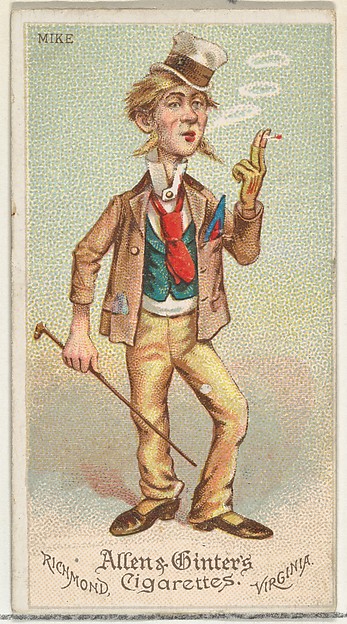 Mike, from World's Dudes series (N31) for Allen & Ginter Cigarettes
