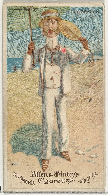 Long Branch, from World's Dudes series (N31) for Allen & Ginter Cigarettes