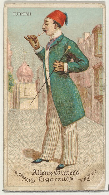 Turkish, from World's Dudes series (N31) for Allen & Ginter Cigarettes