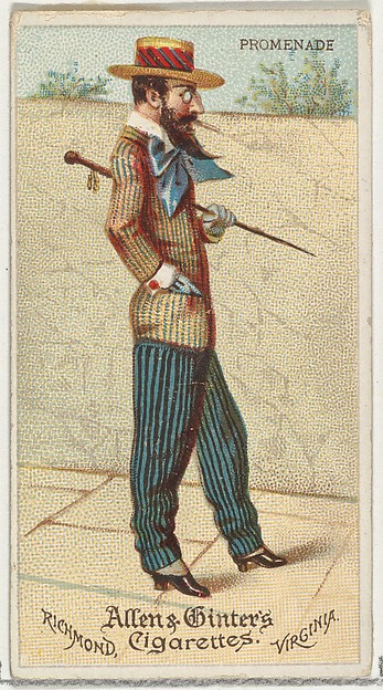 Promenade, from World's Dudes series (N31) for Allen & Ginter Cigarettes