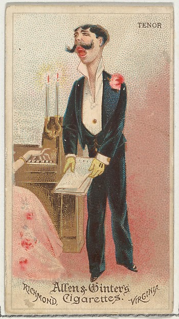 Tenor, from World's Dudes series (N31) for Allen & Ginter Cigarettes