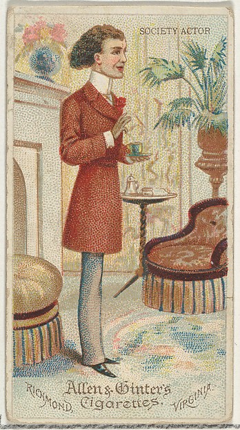 Society Actor, from World's Dudes series (N31) for Allen & Ginter Cigarettes