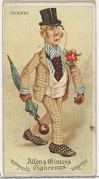 Cockney, from World's Dudes series (N31) for Allen & Ginter Cigarettes