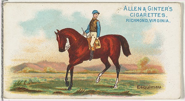 Esquimau, from The World's Racers series (N32) for Allen & Ginter Cigarettes